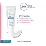 Ducray Ictyane Hydra UV Light Face Cream SPF30 - Skin Society {{ shop.address.country }}
