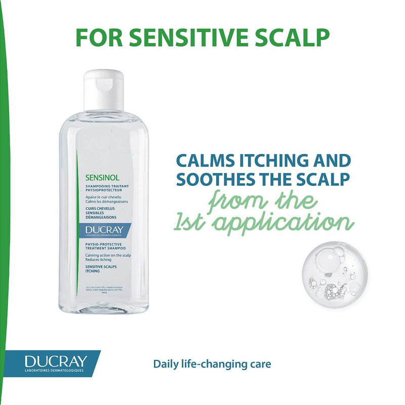 Ducray Sensinol Physio-Protective Treatment Shampoo - Skin Society {{ shop.address.country }}
