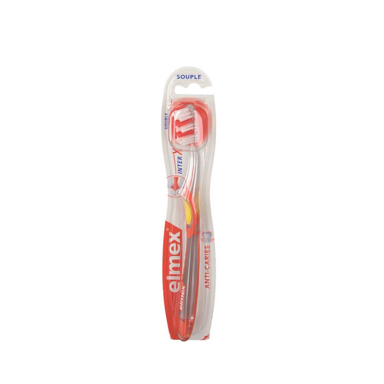 Elmex InterX Anti-Cavities Soft Flexible Toothbrush - Skin Society {{ shop.address.country }}