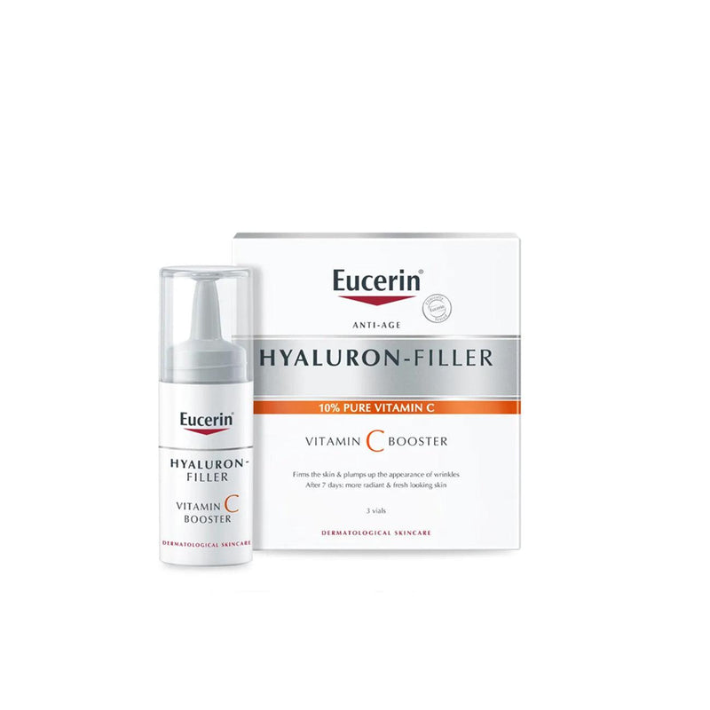 Eucerin Hyaluron-Filler 10% Pure Vitamin C Booster - Pack of 3 Vials 3x8ml - Skin Society {{ shop.address.country }}
