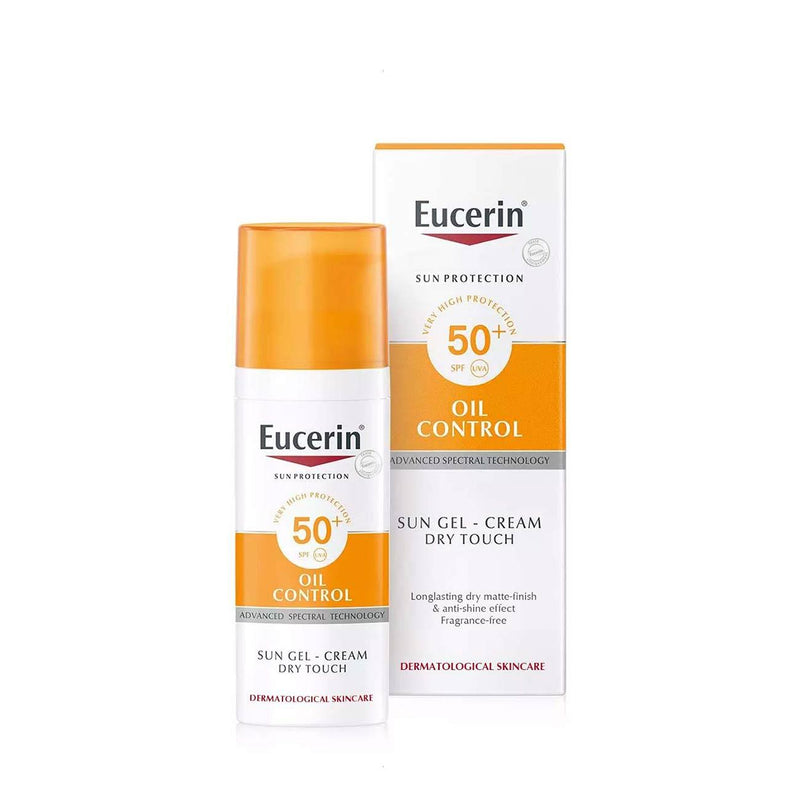 Eucerin Sun Protection Oil Control Sun Gel Cream SPF50+ Dry Touch - Skin Society {{ shop.address.country }}