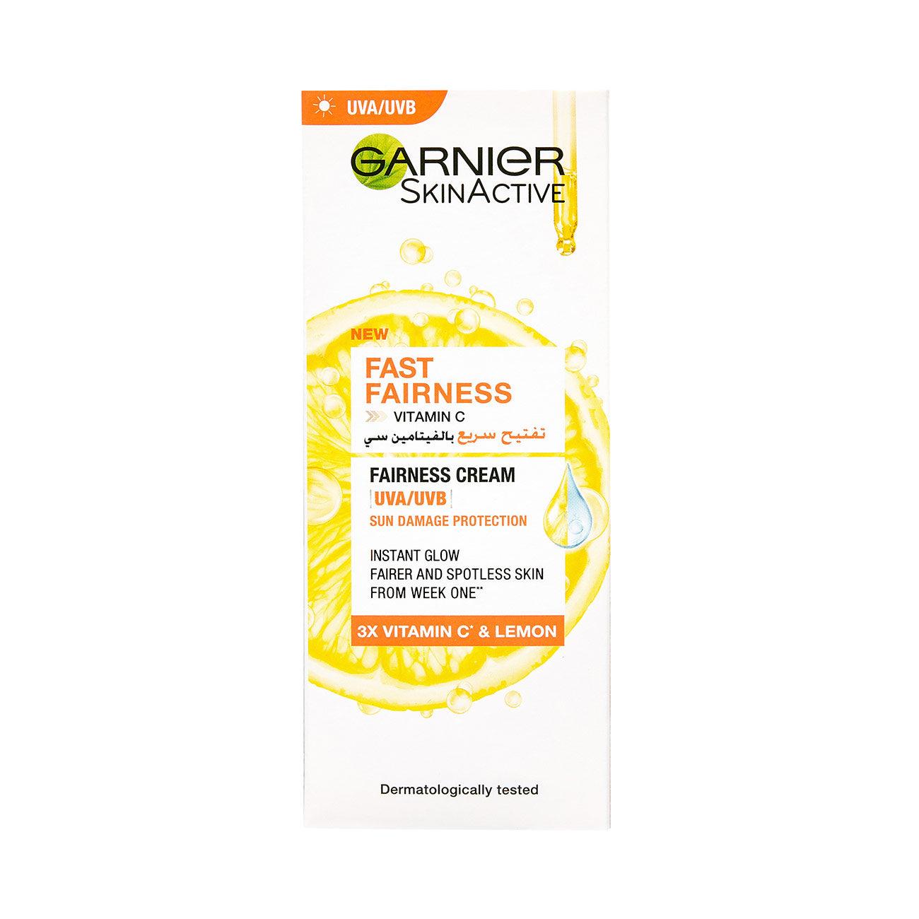 Garnier Fast Bright Vitamin C Brightening Day Cream - Skin Society {{ shop.address.country }}