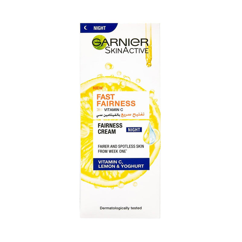 Garnier Fast Bright Vitamin C Brightening Night Cream - Skin Society {{ shop.address.country }}