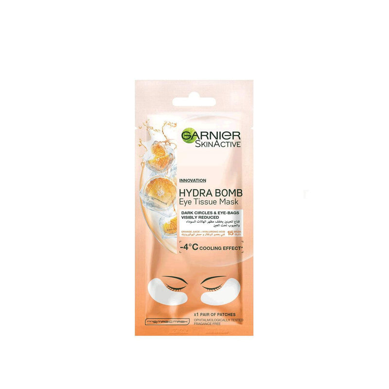 Garnier Hydra Bomb Hydrating & Brightening Eye Tissue Mask - Skin Society {{ shop.address.country }}