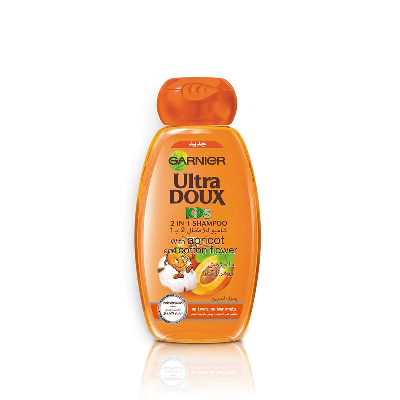 Garnier Ultra Doux - Children - with Apricot and Cotton Flower - Shampoo 2 in 1 - Skin Society {{ shop.address.country }}