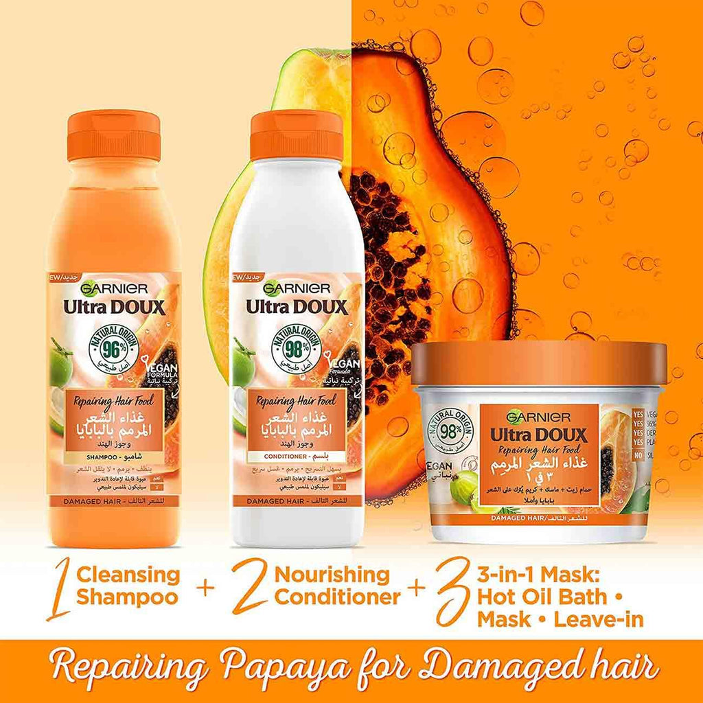 Ultra Doux Vegan Hair Food Papaya & Amla Shampoo – Skin Society