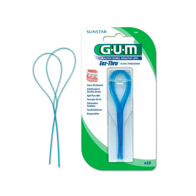 GUM Gum Eez-Thru Floss Threaders - Pack of 25 - Skin Society {{ shop.address.country }}
