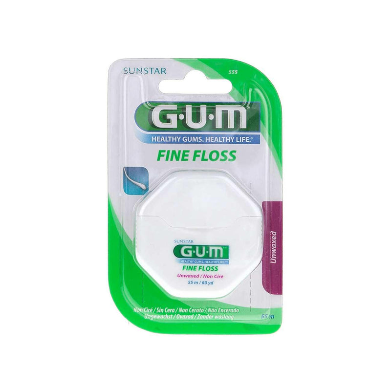 GUM Gum Fine Floss - Unwaxed - Skin Society {{ shop.address.country }}