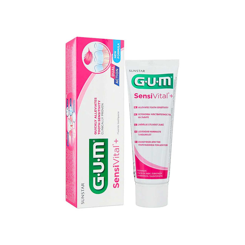 GUM Gum Sensivital+ Fluoride Toothpaste - Skin Society {{ shop.address.country }}