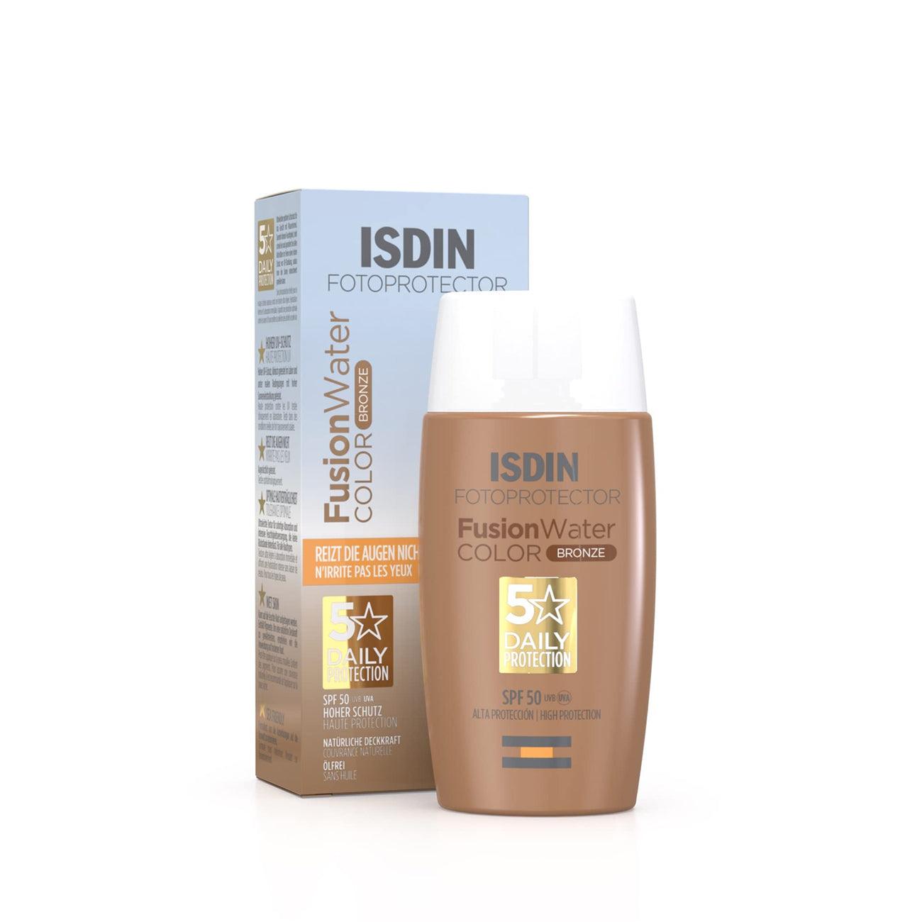 Isdin Fotoprotector Fusion Water Color Bronze SPF 50 - Skin Society {{ shop.address.country }}