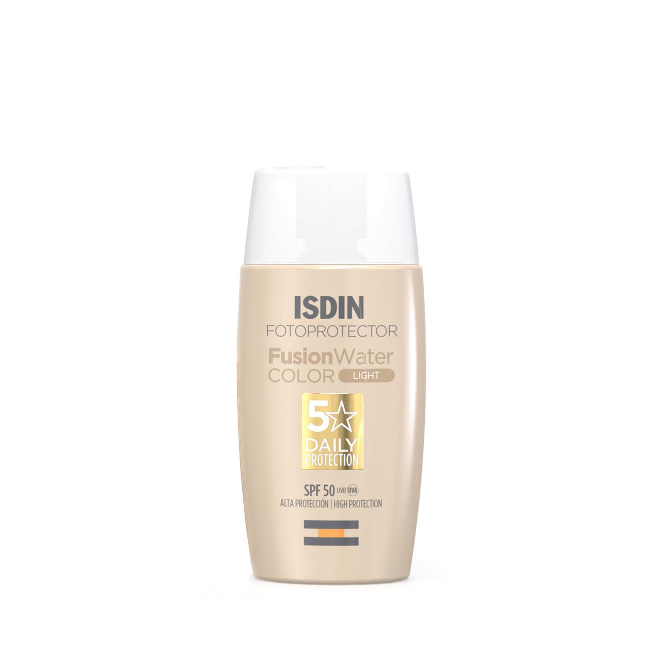 Isdin Fusion Water Colour Light SPF 50 - Skin Society {{ shop.address.country }}
