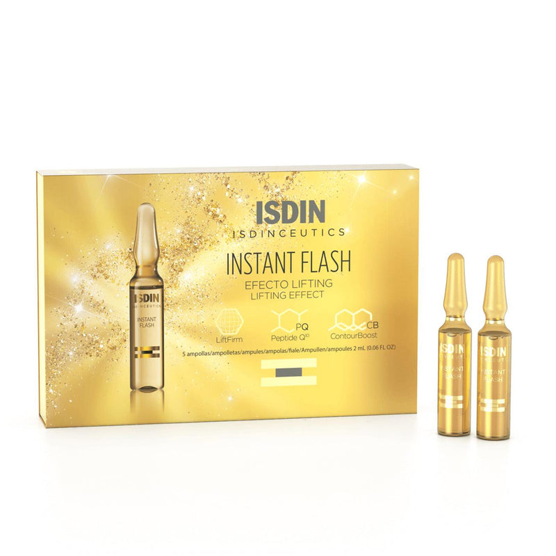 Isdin Isdinceutics Instant Flash 5 Ampoules - Skin Society {{ shop.address.country }}