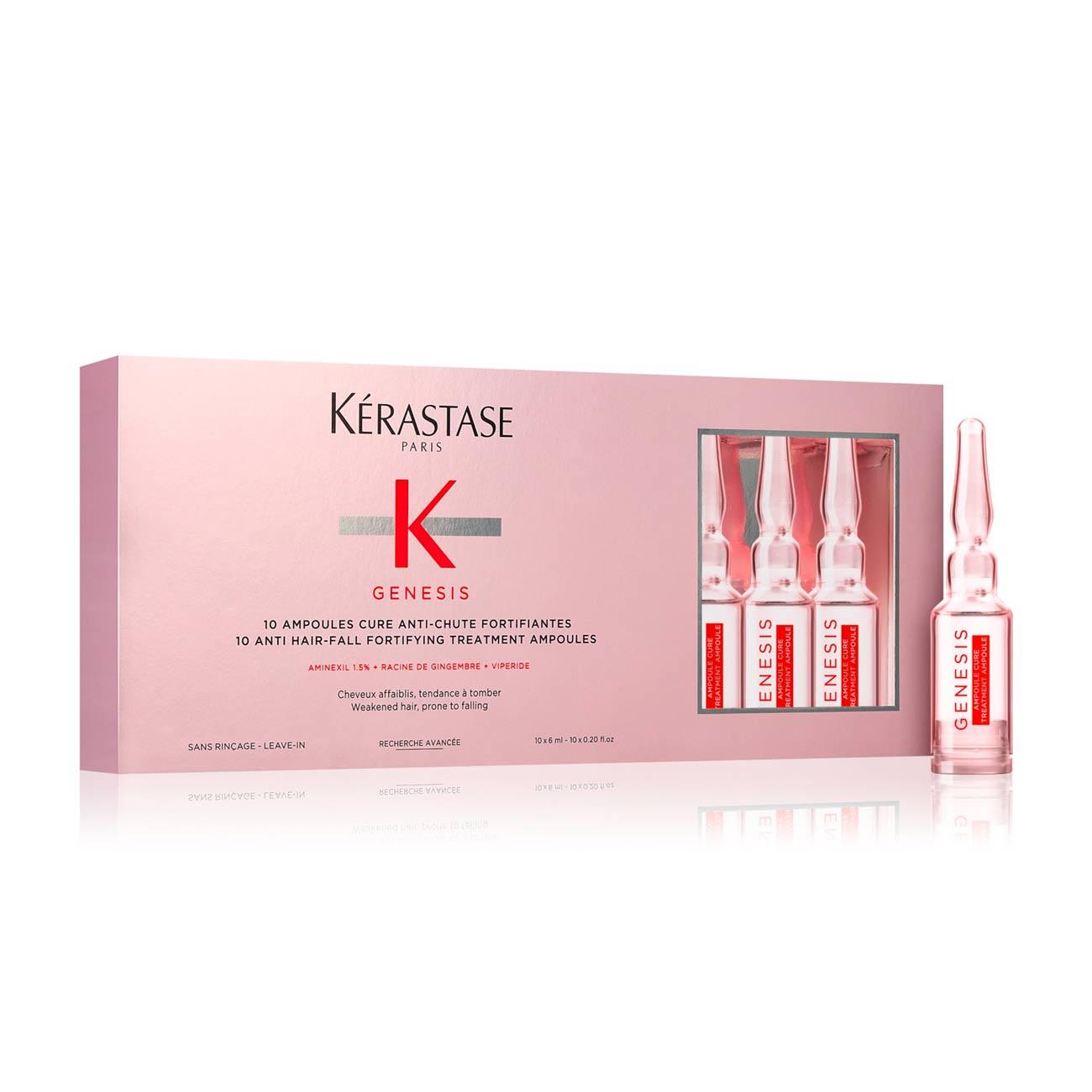 Kérastase Genesis 10 Anti-Hair Fall Fortifying Treatment Ampoules - Box of 10 - Skin Society {{ shop.address.country }}