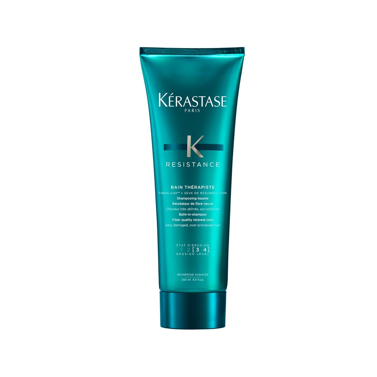 Kérastase Resistance Bain Thérapiste - Balm-in-Shampoo - Fiber Quality Renewal Care - Very Damaged, Over-Processed Hair - Skin Society {{ shop.address.country }}