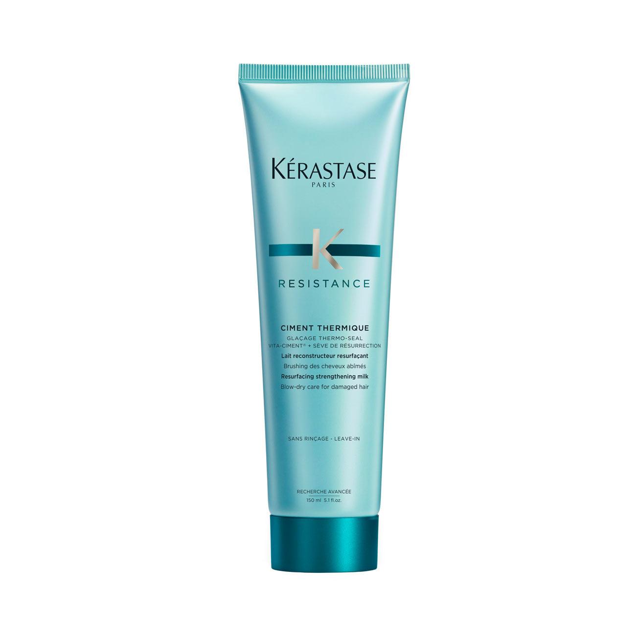 Kérastase Resistance Ciment Thermique - Resurfacing Strengthening Milk - Blow-Dry Care for Damaged Hair - Leave-In - Skin Society {{ shop.address.country }}