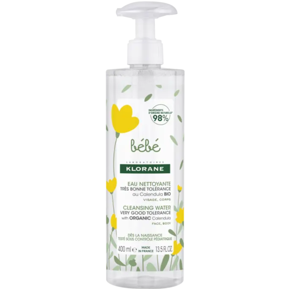 Bébé Cleansing Water High Tolerance With Organic Calendula