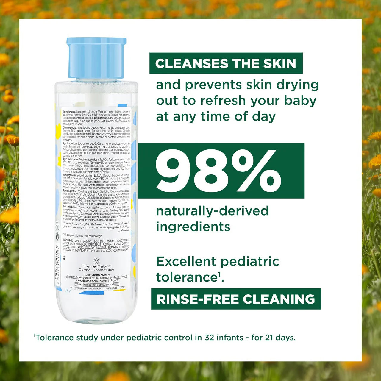 Bébé Cleansing Micellar Water - No Rinse Formula