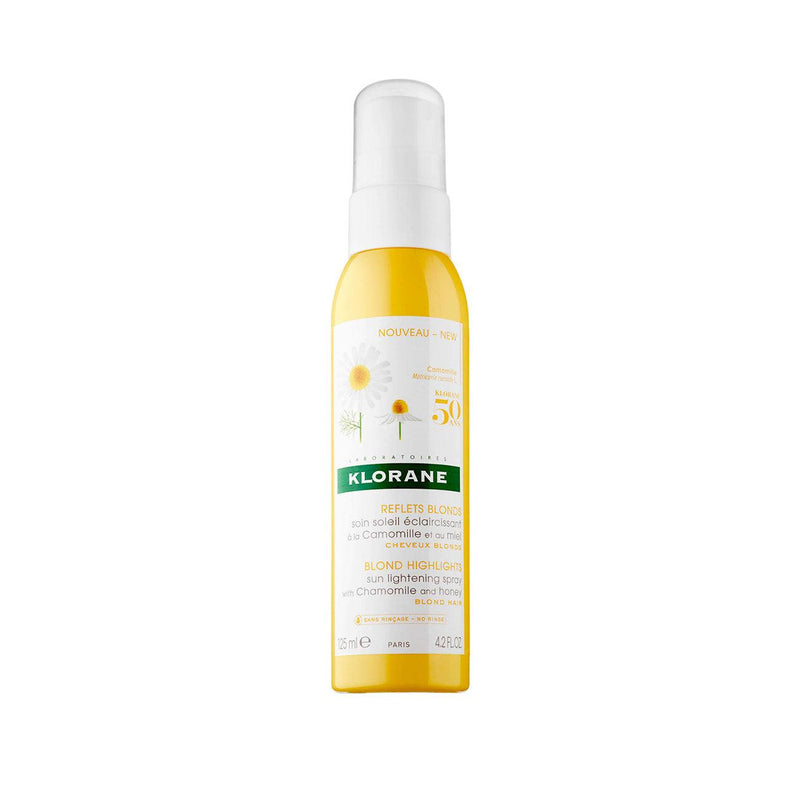 Klorane Blond Highlights Sun Lightening Spray with Chamomile and Honey - Blond Hair - Skin Society {{ shop.address.country }}