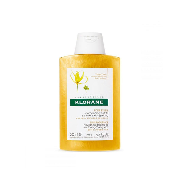 Klorane Sun Radiance Nourishing Shampoo with Ylang-Ylang Wax - Sun-Exposed Hair - Skin Society {{ shop.address.country }}