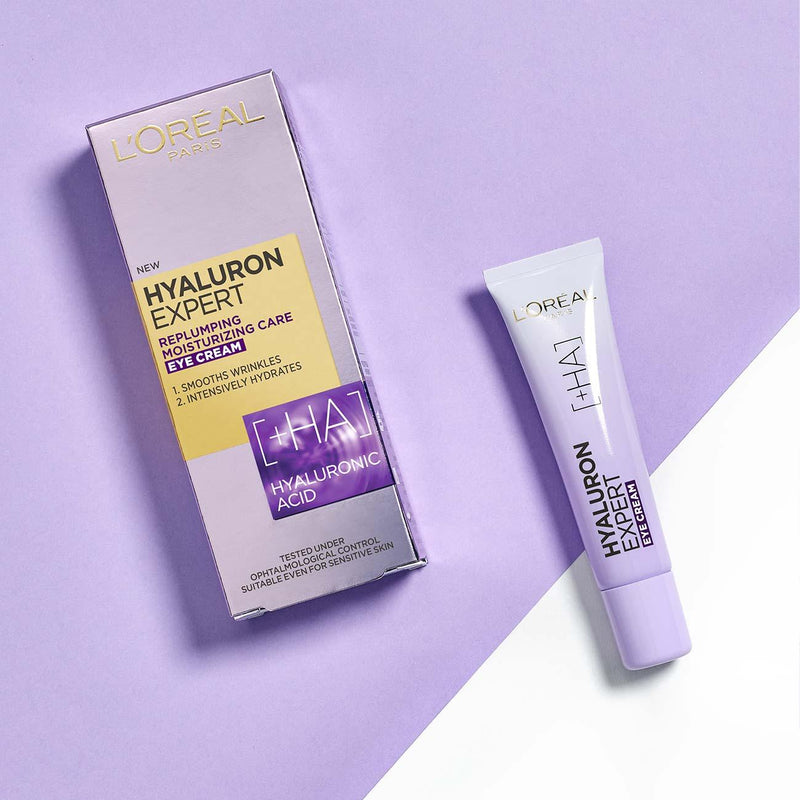 L'Oréal Paris Hyaluron Expert Moisturiser and Anti-Aging Eye Cream with Hyaluronic Acid - Skin Society {{ shop.address.country }}
