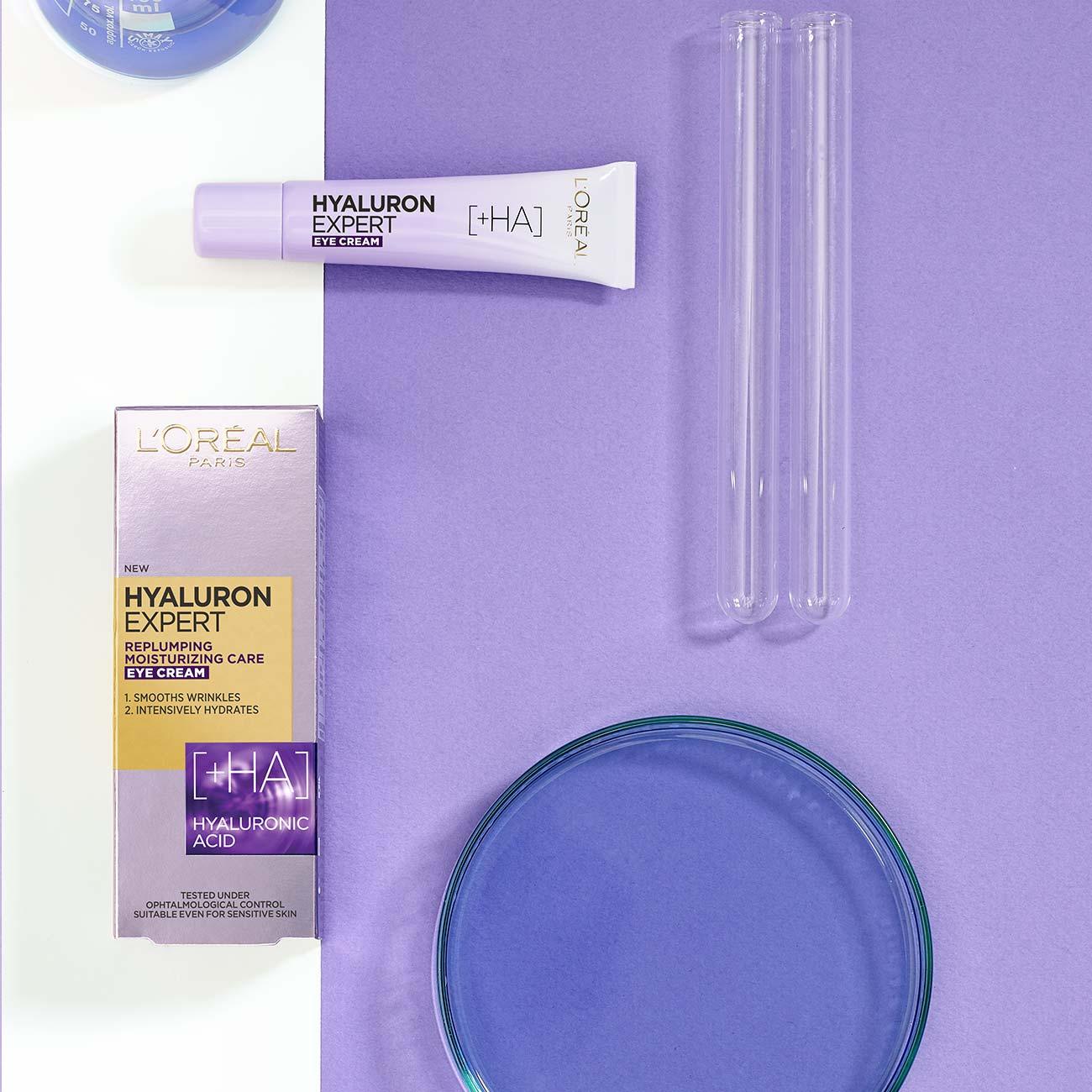 L'Oréal Paris Hyaluron Expert Moisturiser and Anti-Aging Eye Cream with Hyaluronic Acid - Skin Society {{ shop.address.country }}