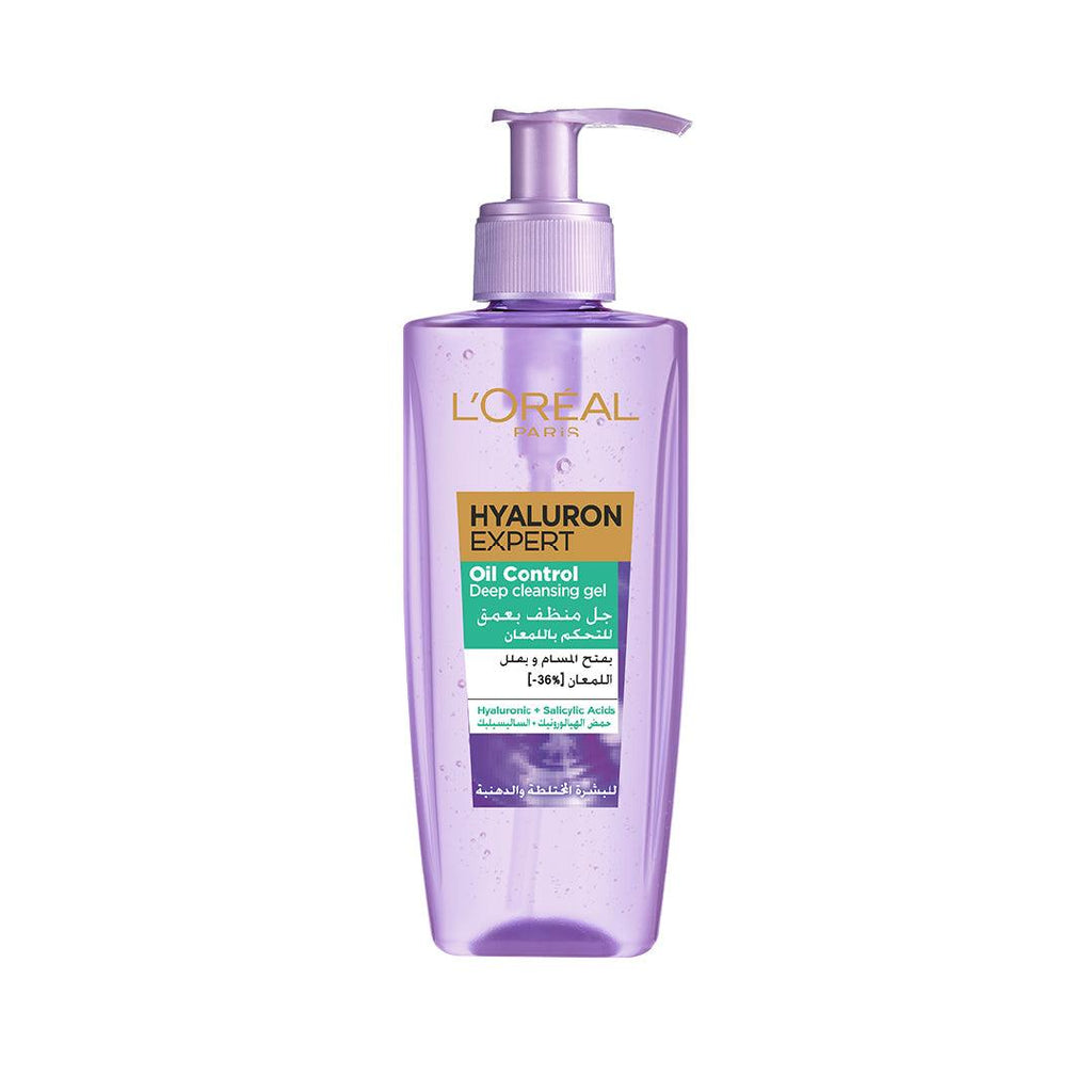 L'Oréal Paris Hyaluron Expert Moisturiser and Anti-Aging Oil Control Deep Cleansing Gel - Skin Society {{ shop.address.country }}