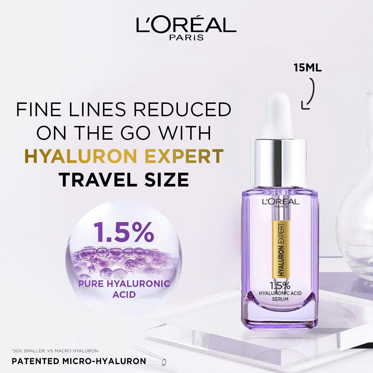 L'Oréal Paris Hyaluron Expert Moisturiser and Anti-Aging Plumping Serum with Hyaluronic Acid - Skin Society {{ shop.address.country }}