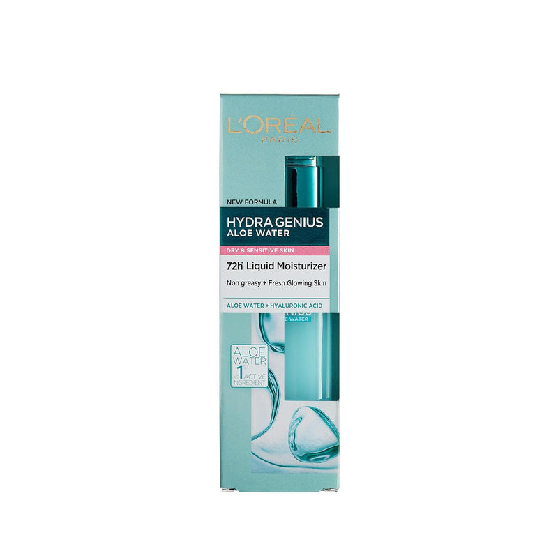 L'Oréal Paris Hydra Genius Aloe Water - Dry & Sensitive Skin - Skin Society {{ shop.address.country }}