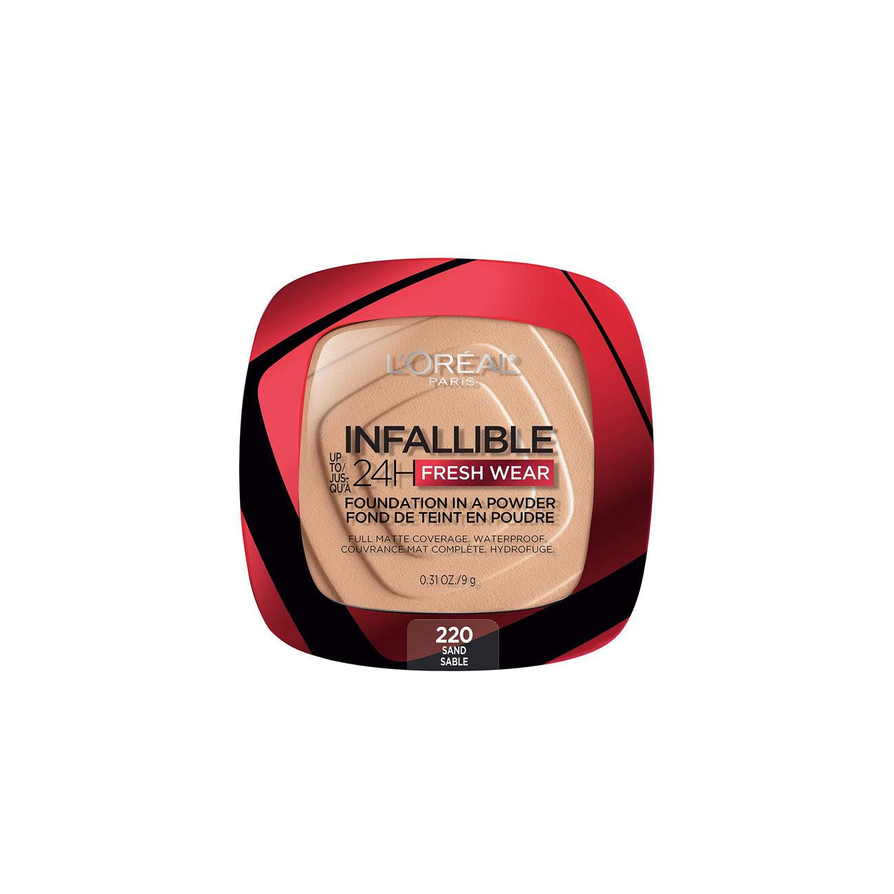 L'Oréal Paris Infaillible 24H Fresh Wear Foundation in a Powder - Skin Society {{ shop.address.country }}