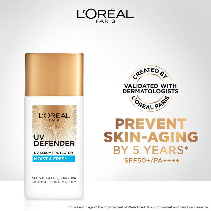 L'Oréal Paris UV Defender Protector Sunscreen Moist and Fresh - Skin Society {{ shop.address.country }}