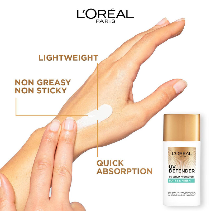 L'Oréal Paris UV Defender Shine Control SPF 50+ - Skin Society {{ shop.address.country }}