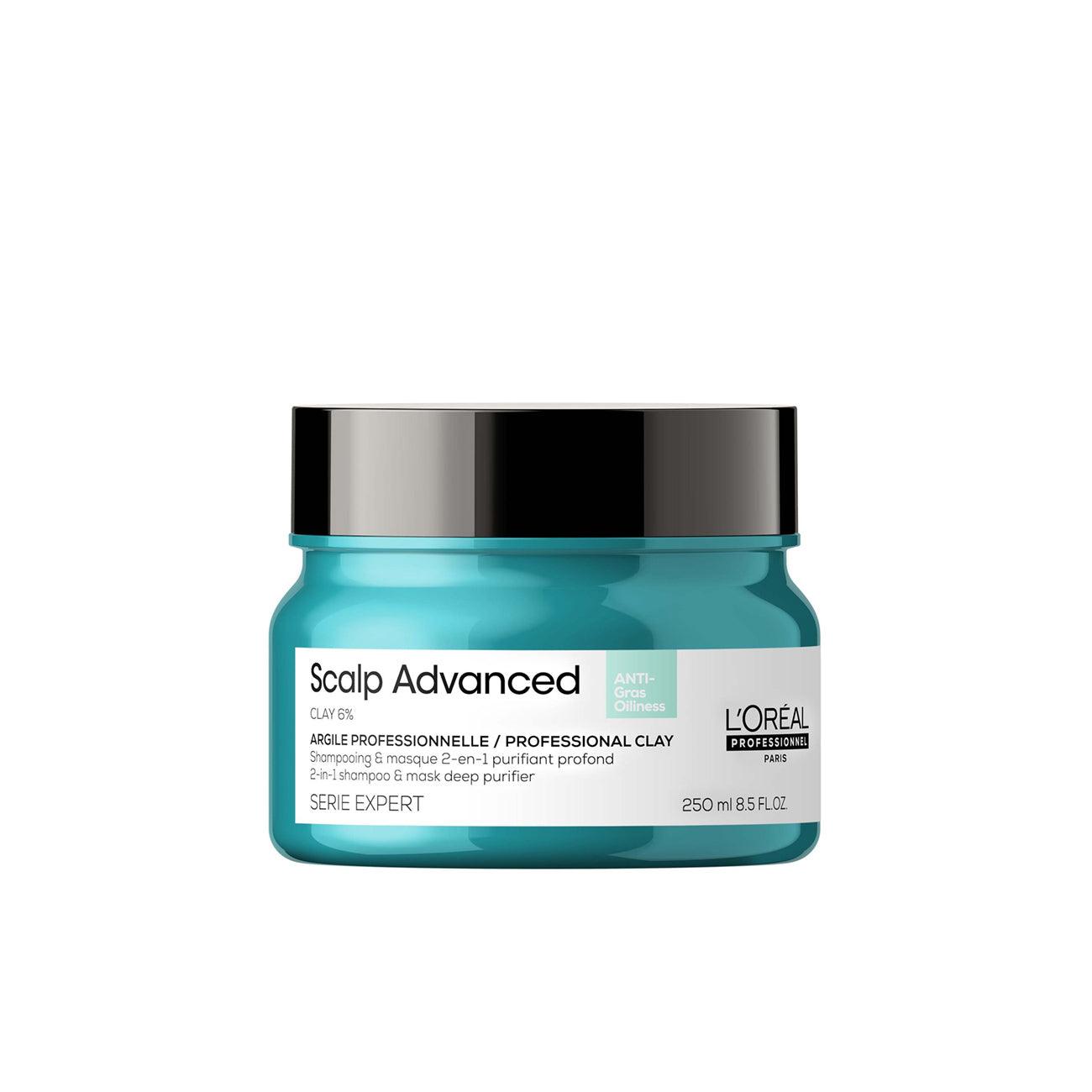 L'Oréal Professionnel Scalp Advanced Anti-Oiliness 2-in-1 Deep Purifier Clay for Oily Scalps - Skin Society {{ shop.address.country }}