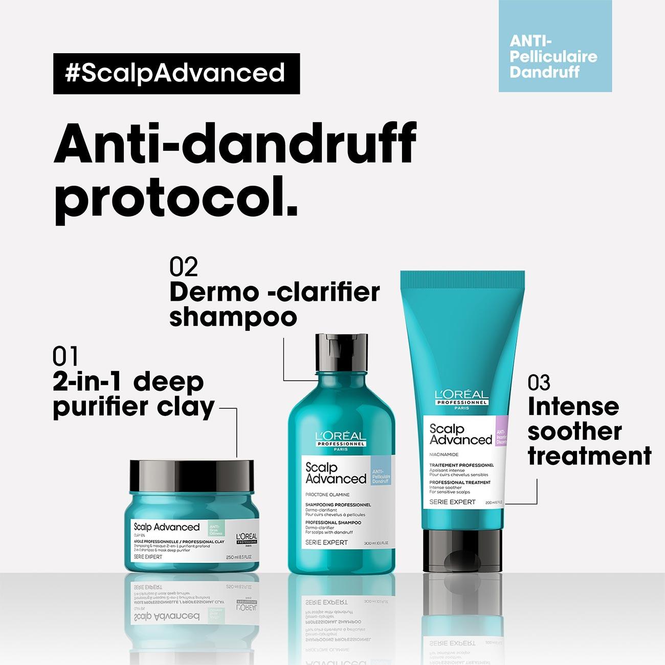 L'Oréal Professionnel Serie Expert Scalp Advanced Anti-Dandruff Dermo-Clarifier Shampoo - Skin Society {{ shop.address.country }}