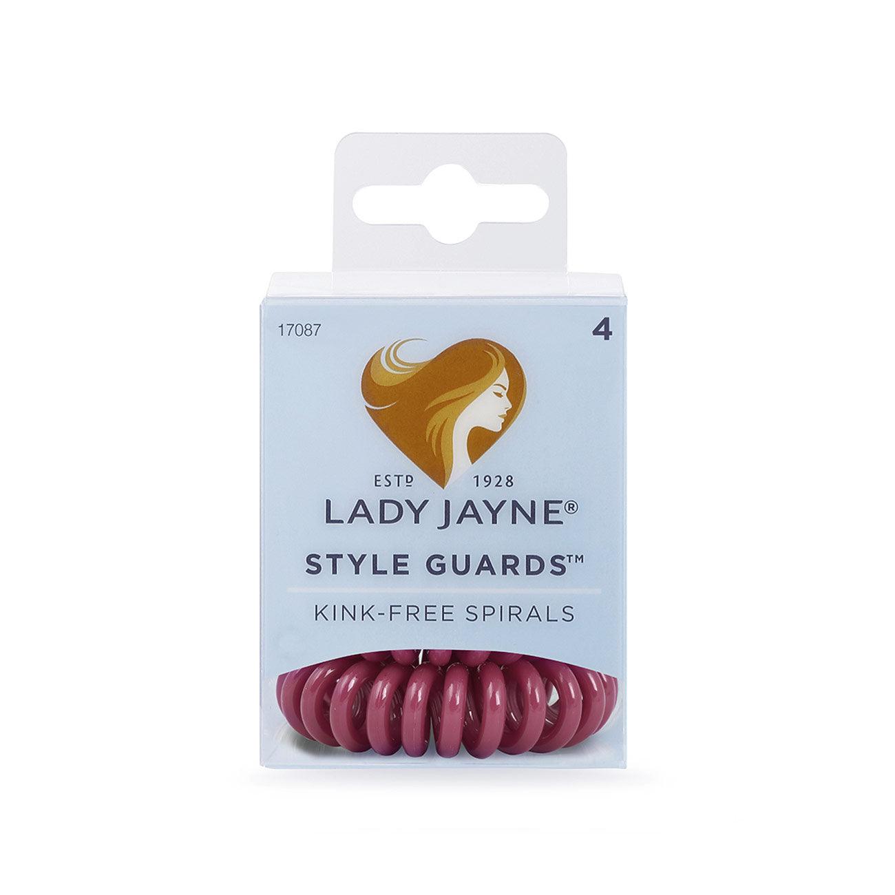 Lady Jayne Style Guards Maroon Kink Free Spirals - Pack of 4 - Skin Society {{ shop.address.country }}