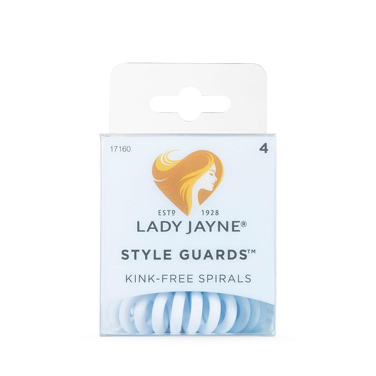 Lady Jayne Style Guards Sky Blue Kink Free Spirals - 4pk - Skin Society {{ shop.address.country }}
