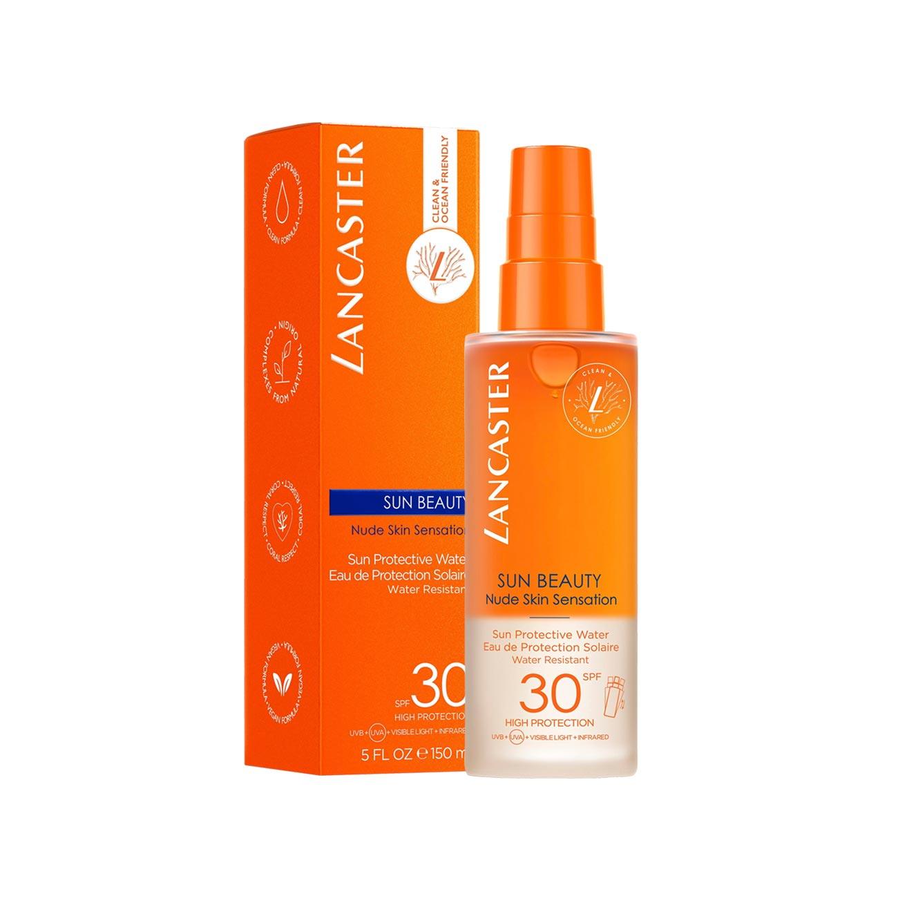 Lancaster Sun Beauty Nude Skin Sensation Sun Protective Water SPF30 - Skin Society {{ shop.address.country }}