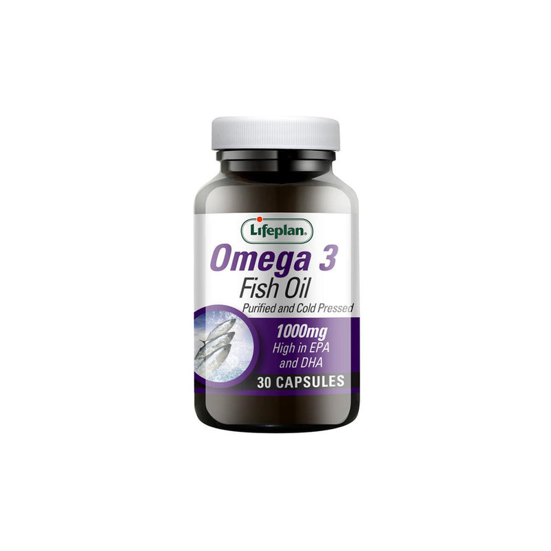 Life Plan Omega 3 Fish Oil 1000mg - Purified and Cold Pressed - Skin Society {{ shop.address.country }}