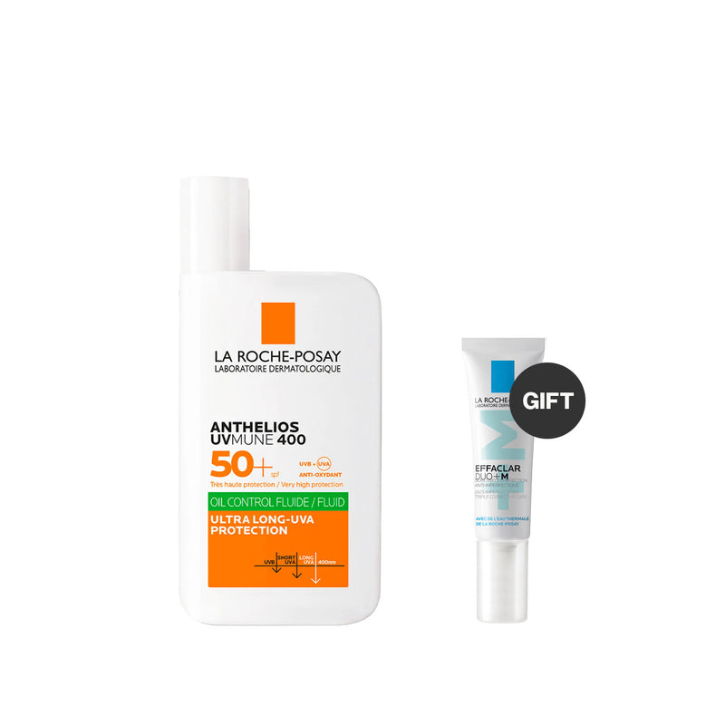 Anthelios Oil Control Fluid and Effaclar Duo+ Bundle