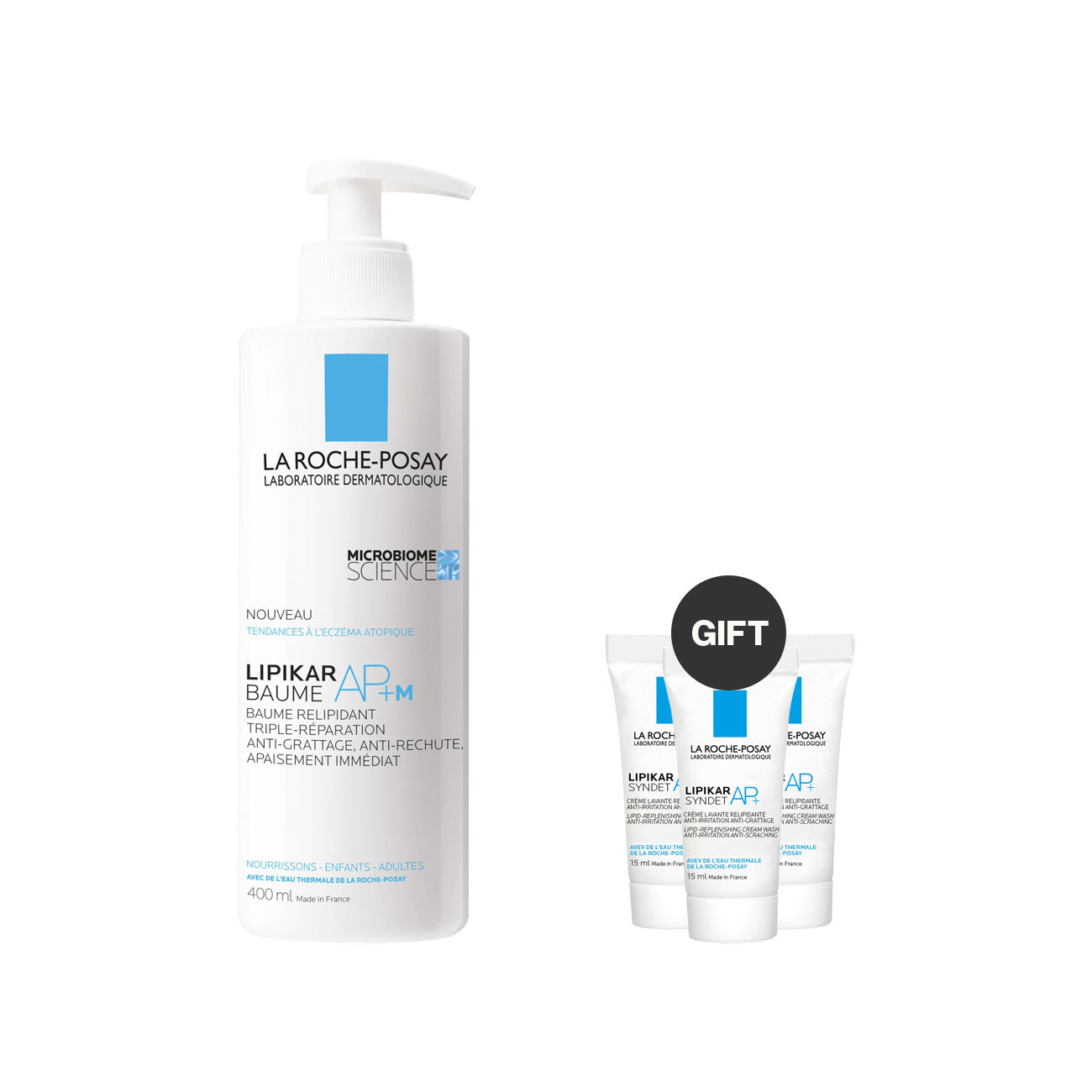 Lipikar Baume and Lip Syndet Bundle