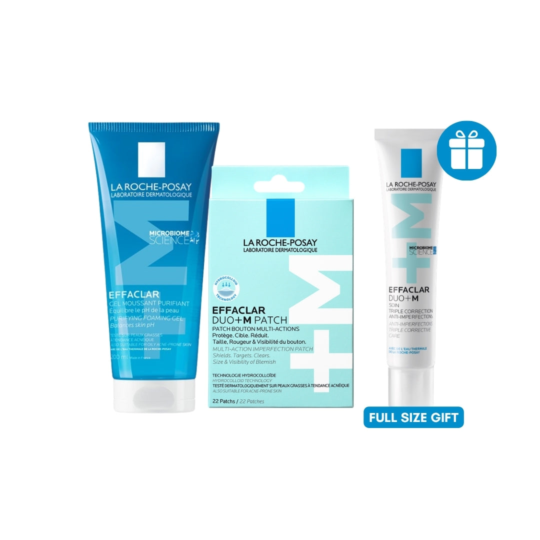 Effaclar Purifying Foaming Gel & Effaclar Duo+M 3H Invisible Pimple Patch Offer