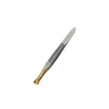 Manicare Flat Tweezers, Gold Tipped - Skin Society {{ shop.address.country }}