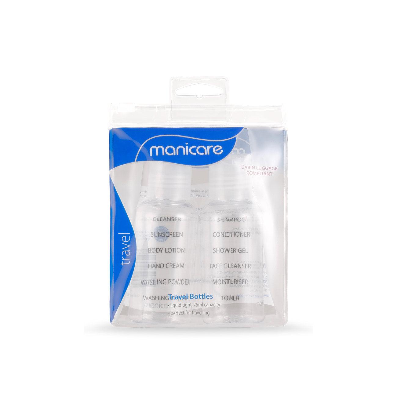 Manicare Travel Bottles, 2 Pack - Skin Society {{ shop.address.country }}