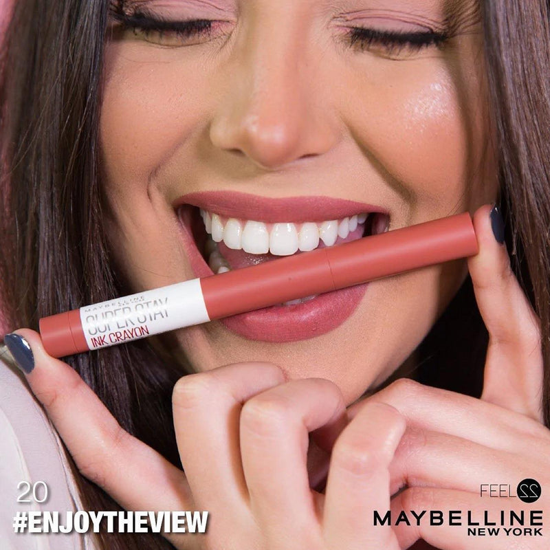 Maybelline New York Super Stay INK Crayon Lipstick, Matte Longwear Lipstick - Skin Society {{ shop.address.country }}