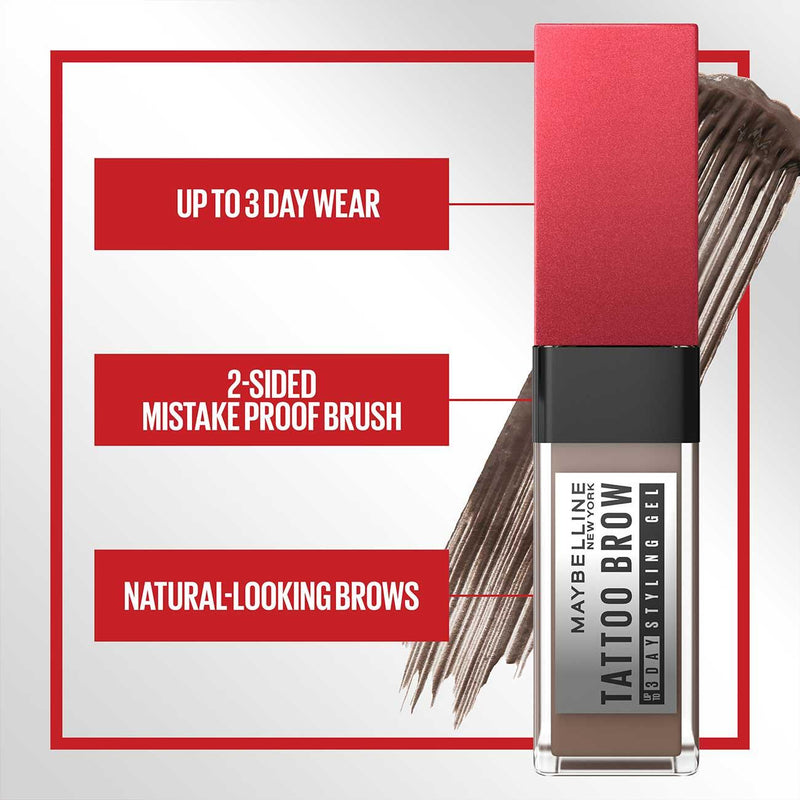 Maybelline New York Tattoo Brow 3 Day Styling Gel - Skin Society {{ shop.address.country }}