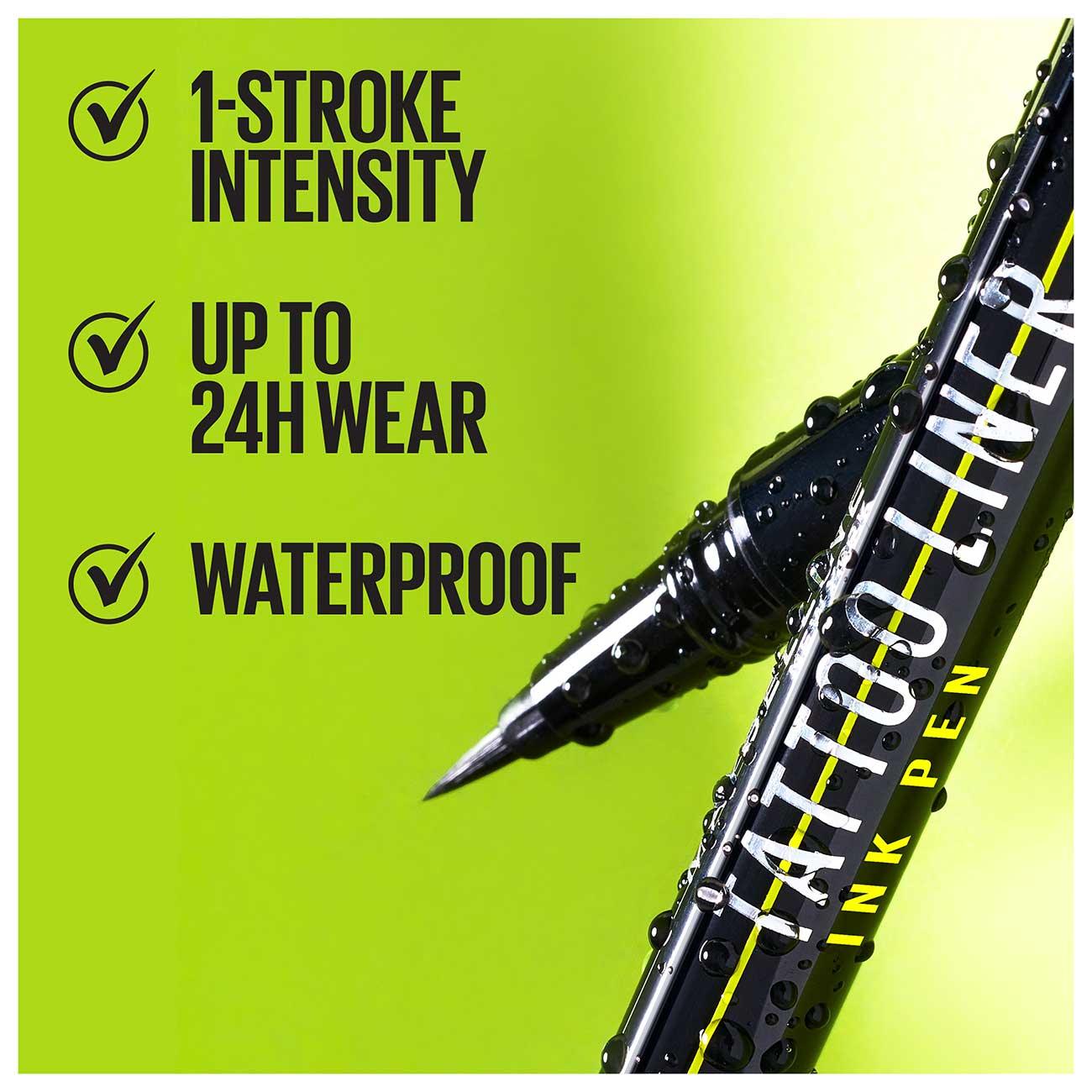Maybelline New York Tattoo Studio Ink Pen Eyeliner - Skin Society {{ shop.address.country }}