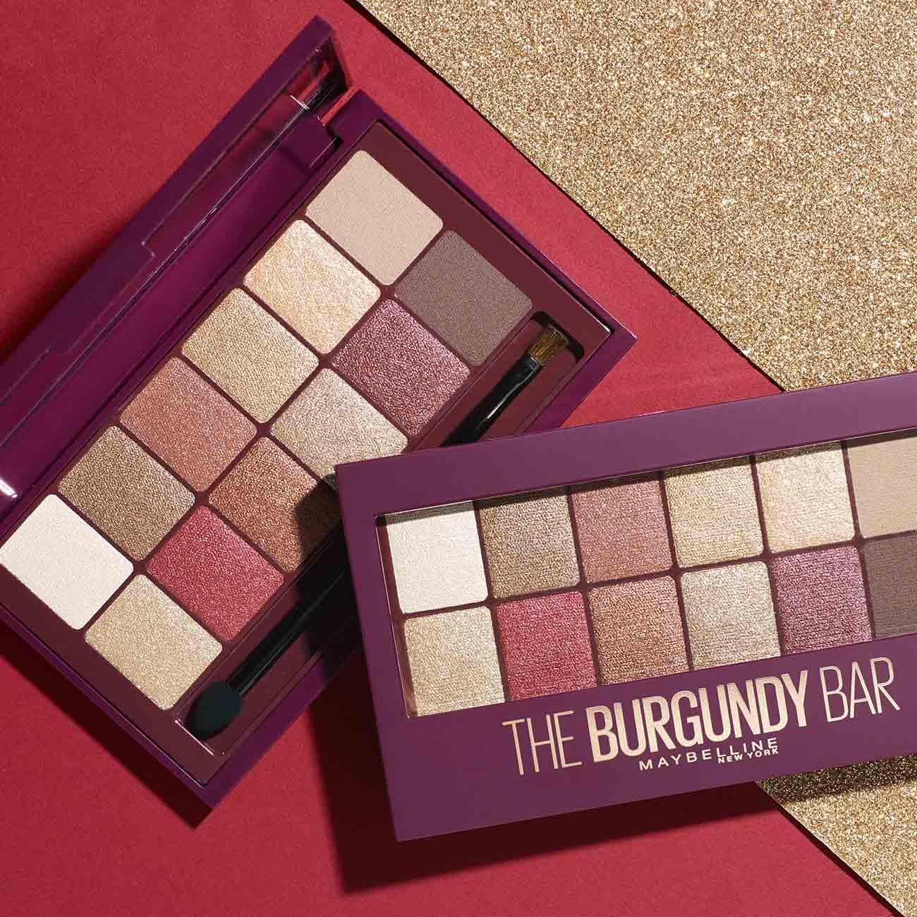 Maybelline New York The Burgundy Bar Eyeshadow Palette - Skin Society {{ shop.address.country }}