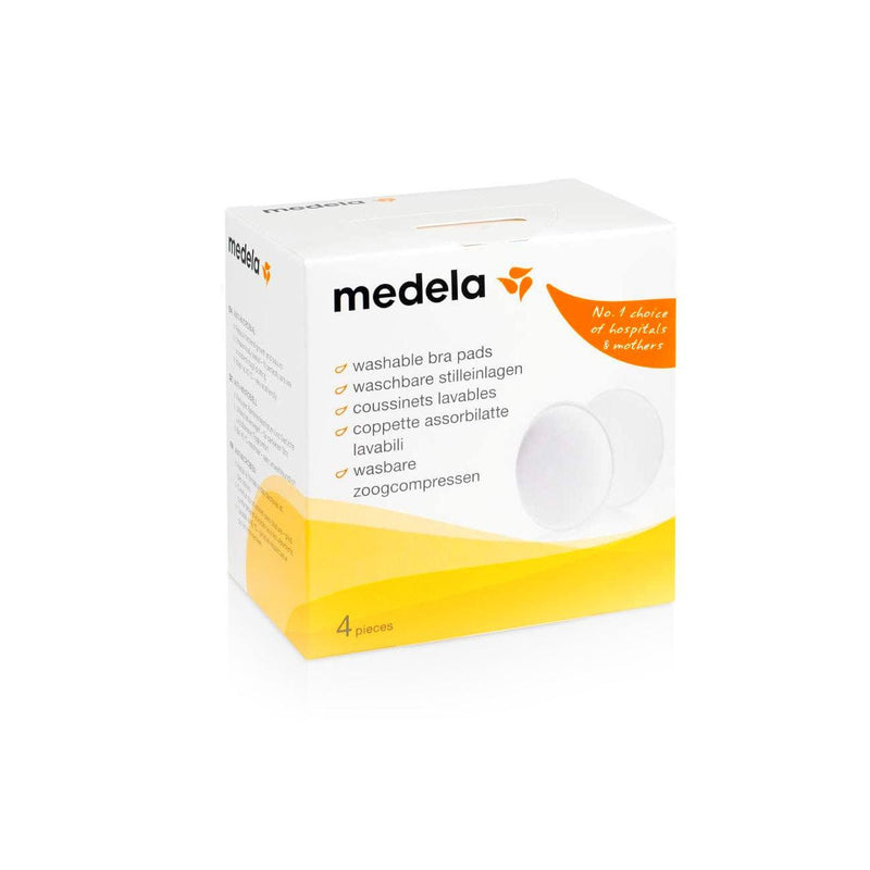 Medela Safe & Dry Washable Bra Pads - Pack of 4 - Skin Society {{ shop.address.country }}