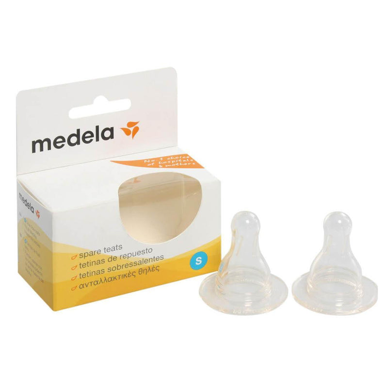 Medela Spare Teats: Slow Flow - Box of 2 - Skin Society {{ shop.address.country }}