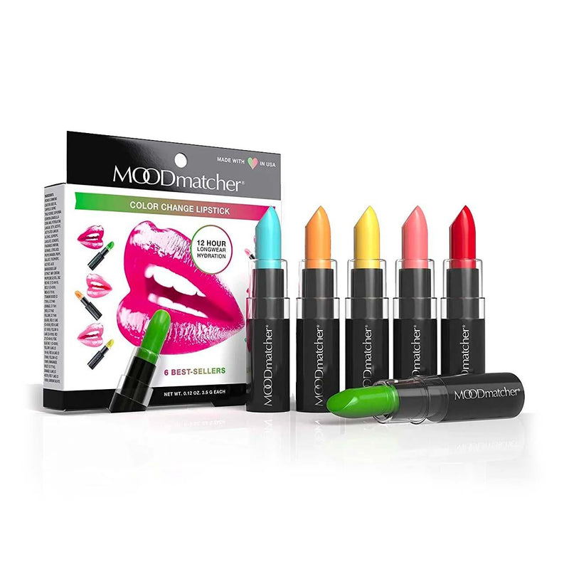 MOODmatcher Color Changing Lipstick - 6 Best Sellers - Skin Society {{ shop.address.country }}