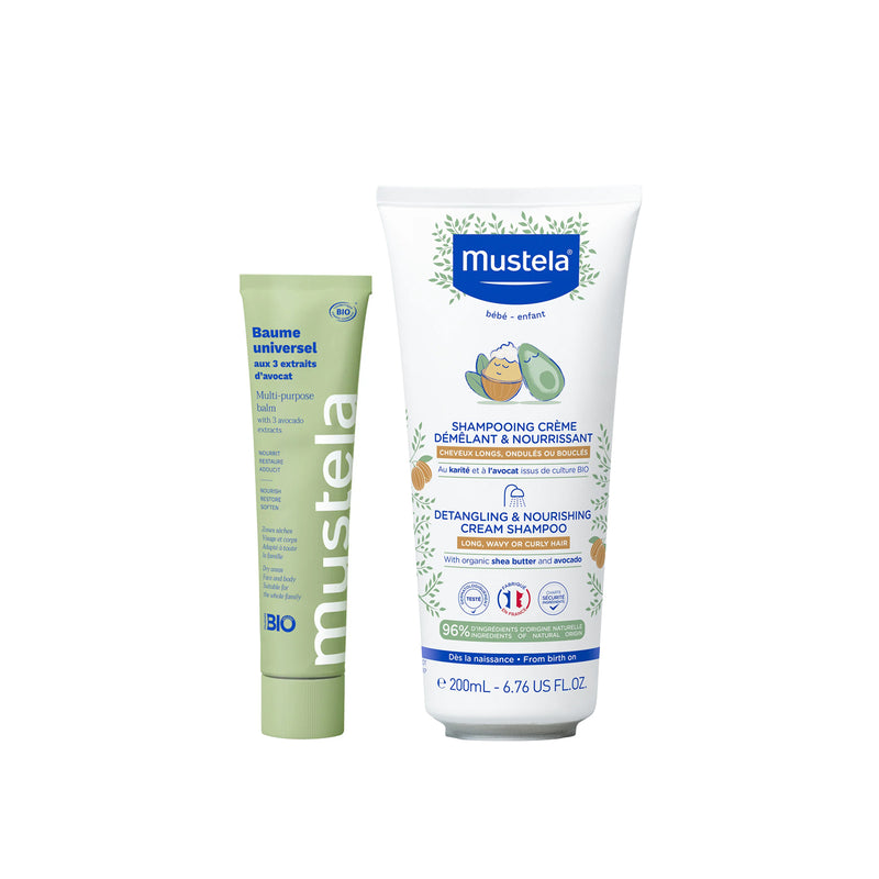 Multi-Purpose Balm with 3 Avocado Extracts & Detangling Cream Shampoo ...